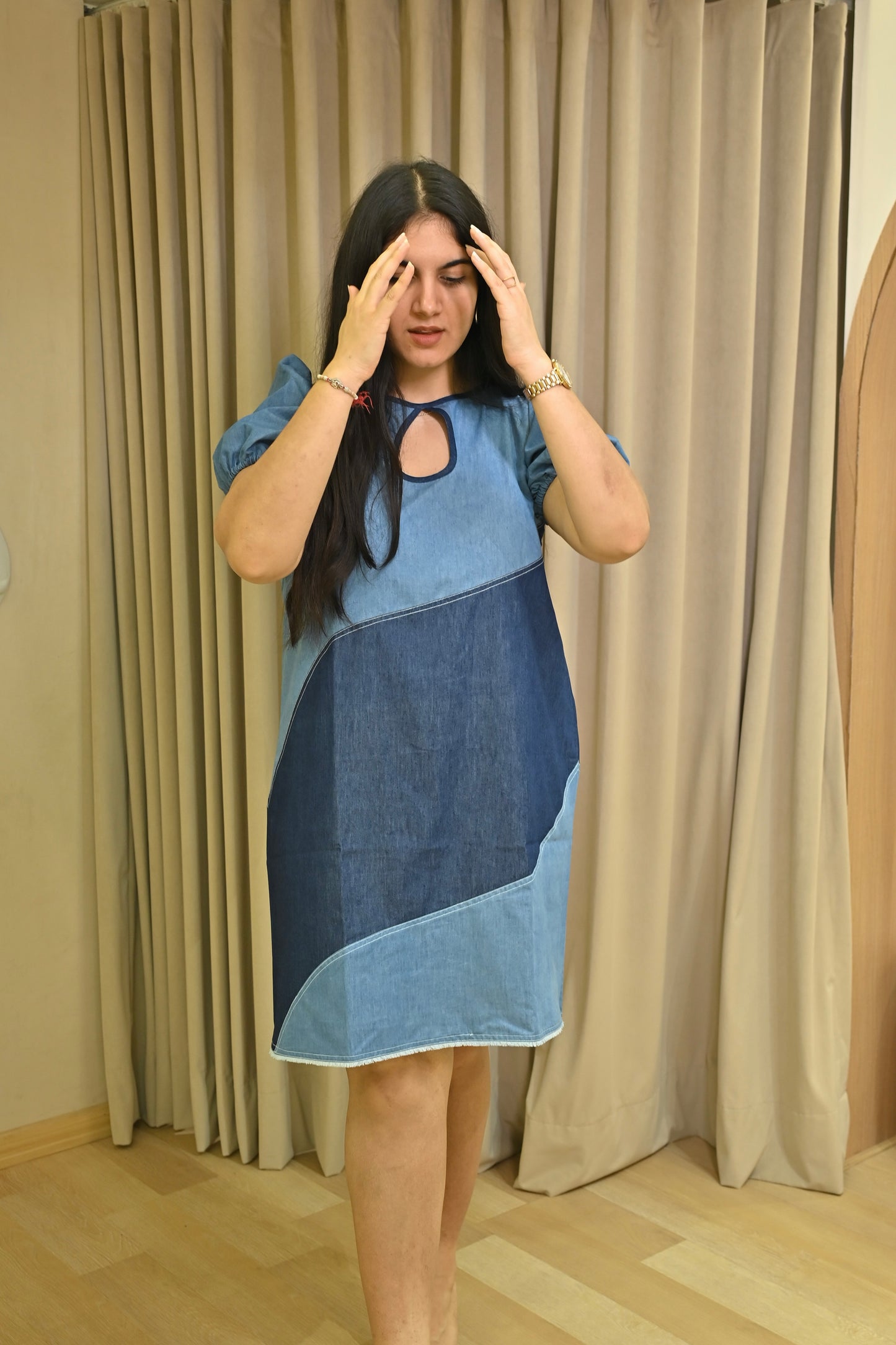 INDIE DENIM DRESS