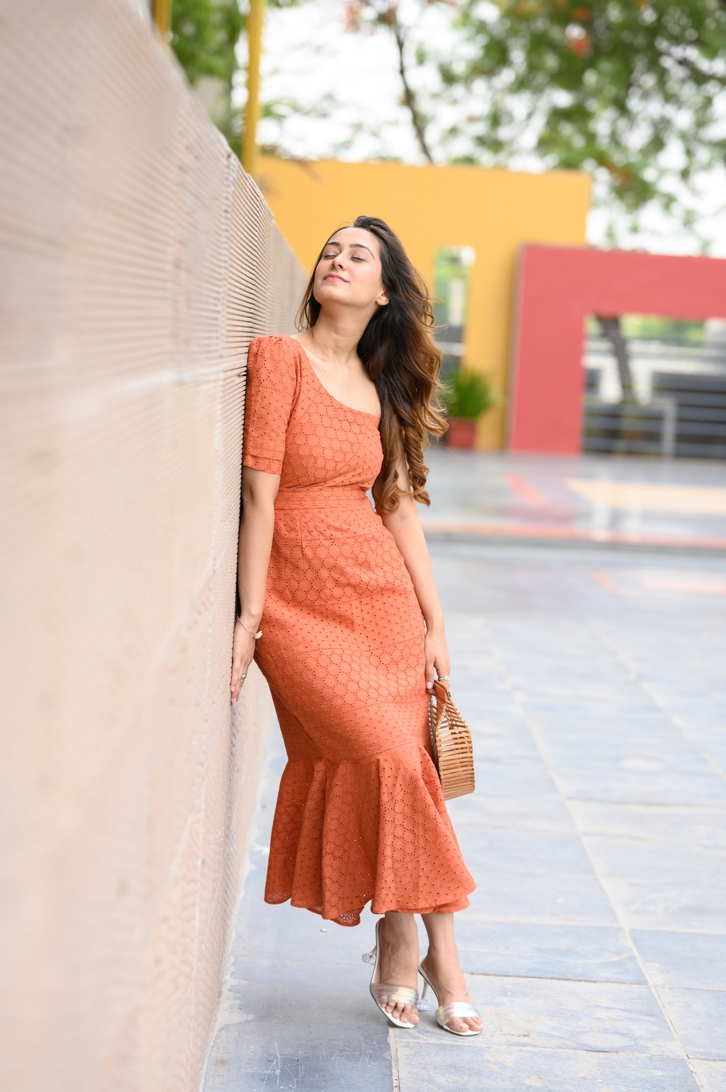 NATALIA DRESS - ORANGE